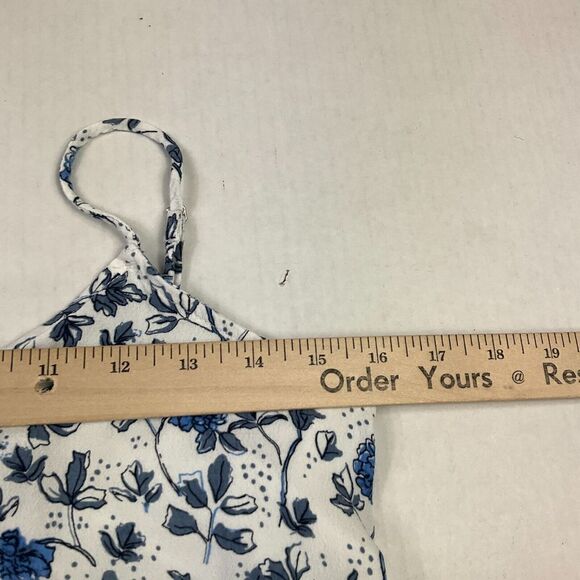 GAP Sundress Floral Spaghetti Strap Casual Pullover Pockets Relaxed Fit Lined XS - Picture 8 of 11